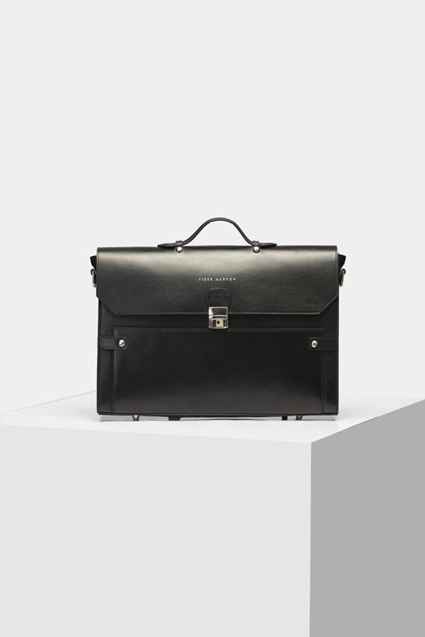 Top Grain Premium Leather Laptop Bags at Tiger Marrón