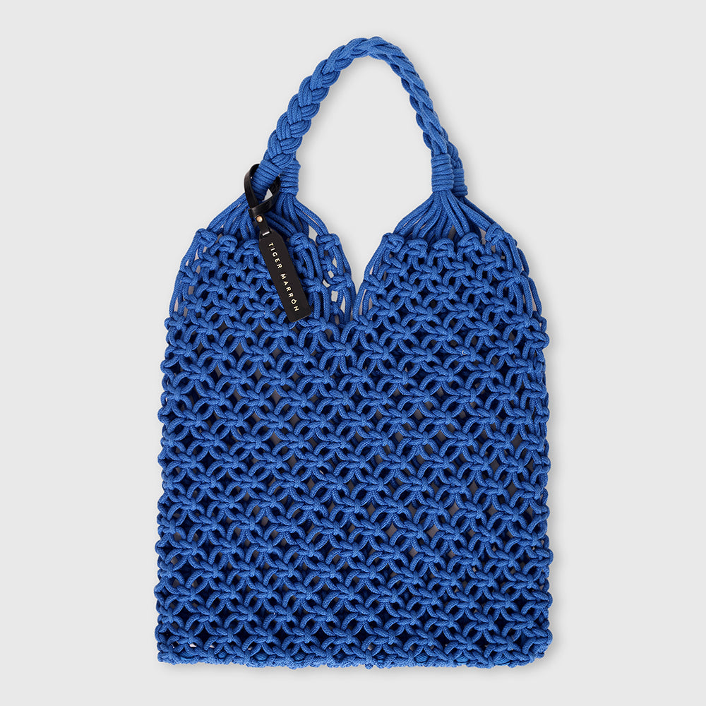 TIGER SHORE CORD BEACH BAG