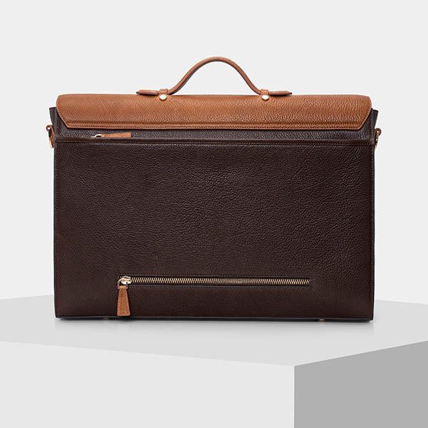 Brown Leather Laptop Bag