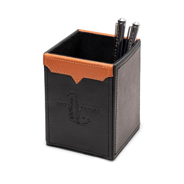 Black and Orange Office Desk Accessories