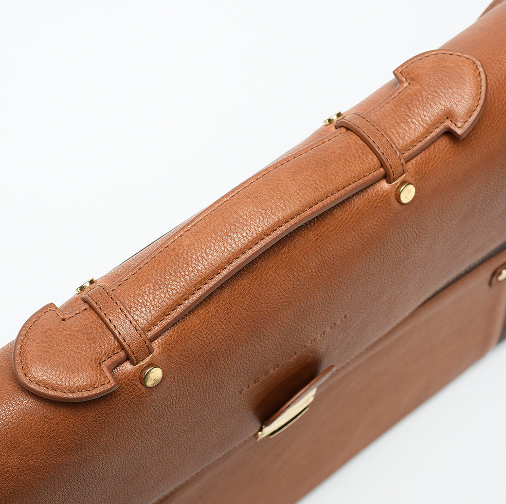 Brown Leather Laptop Bag