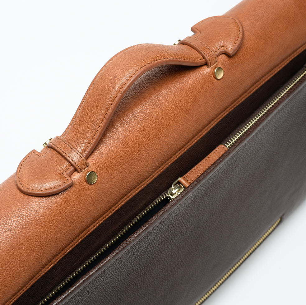 Brown Leather Laptop Bag