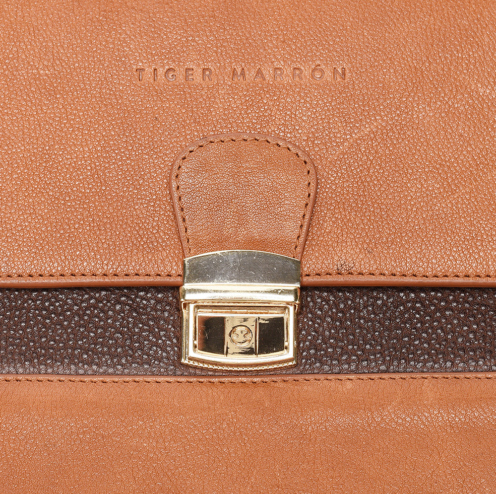 Brown Leather Laptop Bag